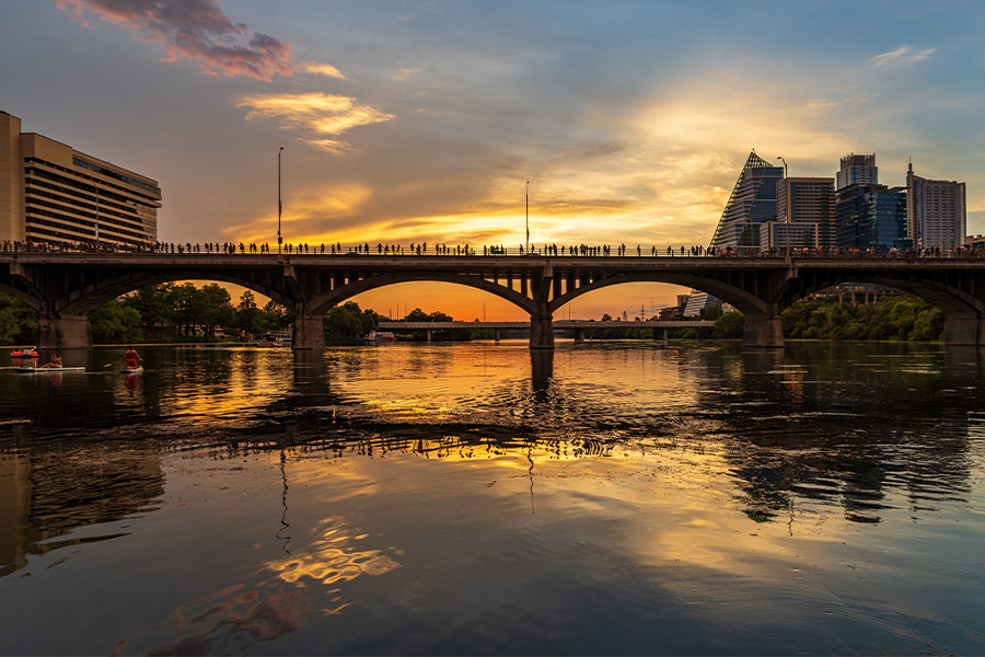 Wedding celebration at The Arlo, an Austin wedding venue